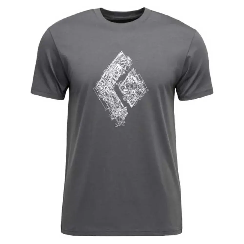 

Футболка с коротким рукавом Black Diamond Engineered Diamond, серый