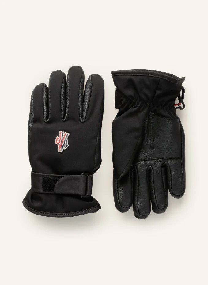 

Лыжные перчатки Moncler Enfant, черный