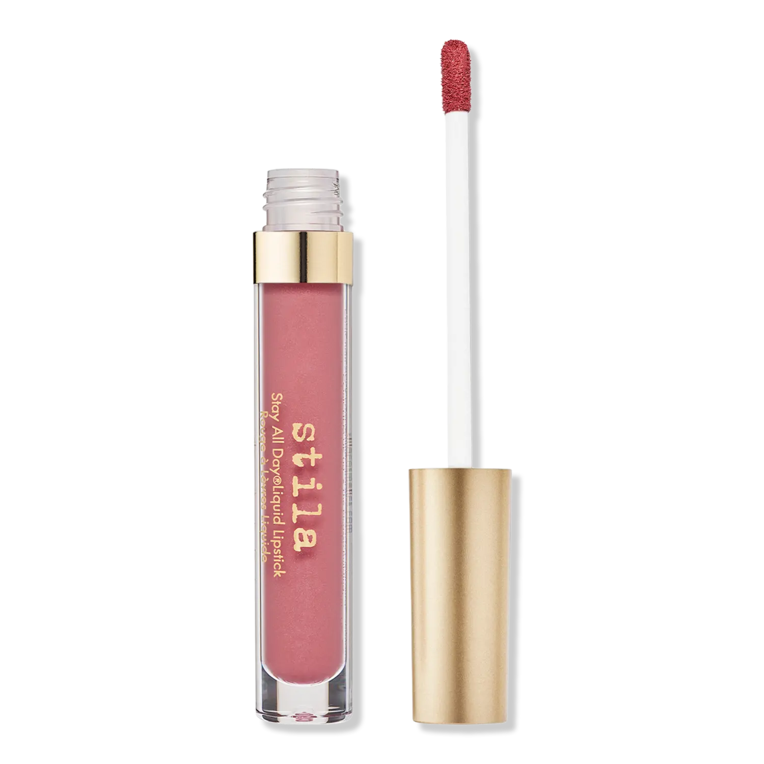 

Жидкая помада Stay All Day Stila, Pura Shimmer (shimmering berry rose)