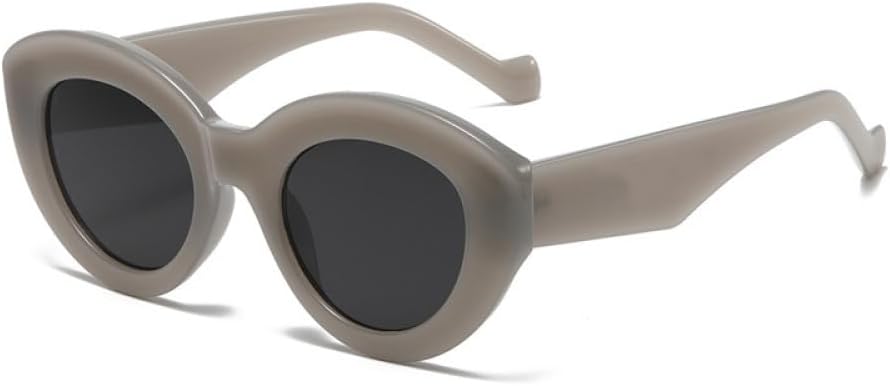 

16 цветов Ins Популярные модные солнцезащитные очки большого размера для женщин, ретро-очки, защита от УФ-излучения UV400, модные овальные солнцезащитные очки для мужчин UOVSAW, C11 Grey Grey