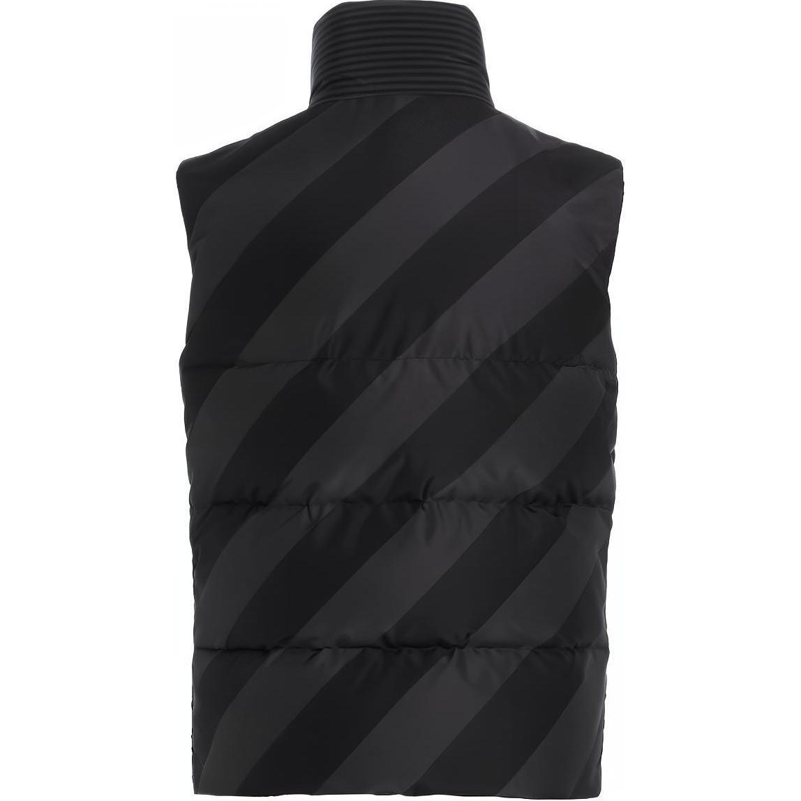 FENDI Пуховая жилетка мужская черная, Black — фото 4