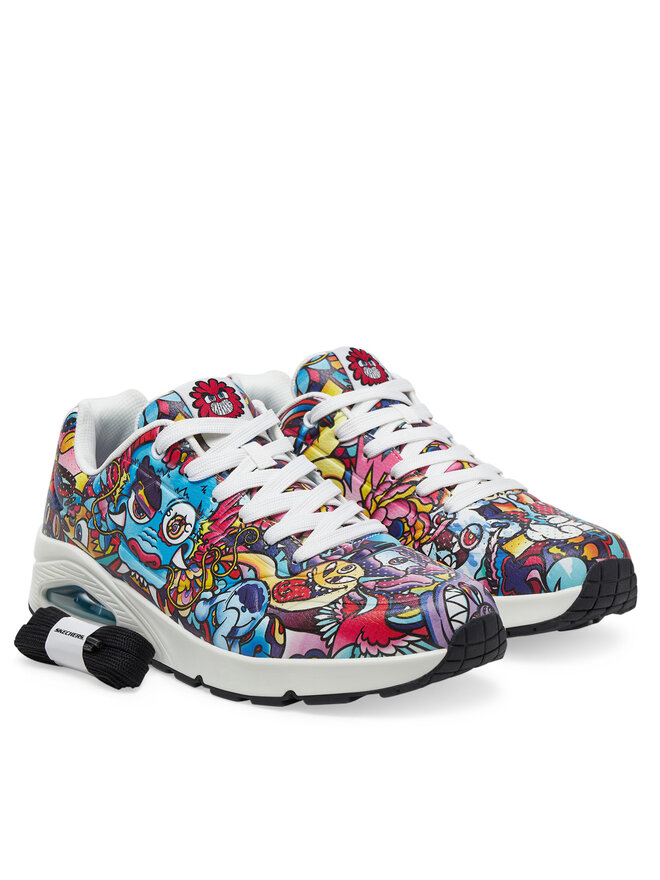 Кроссовки Skechers Uno - Color Doodle 183500/MLT, мультиколор — фото 2