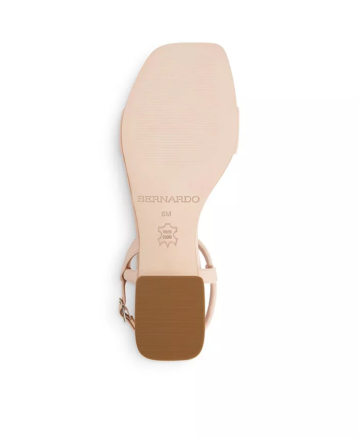 Бернардо Жозей Сандалии на низком каблуке Bernardo Footwear, розовый — фото 4