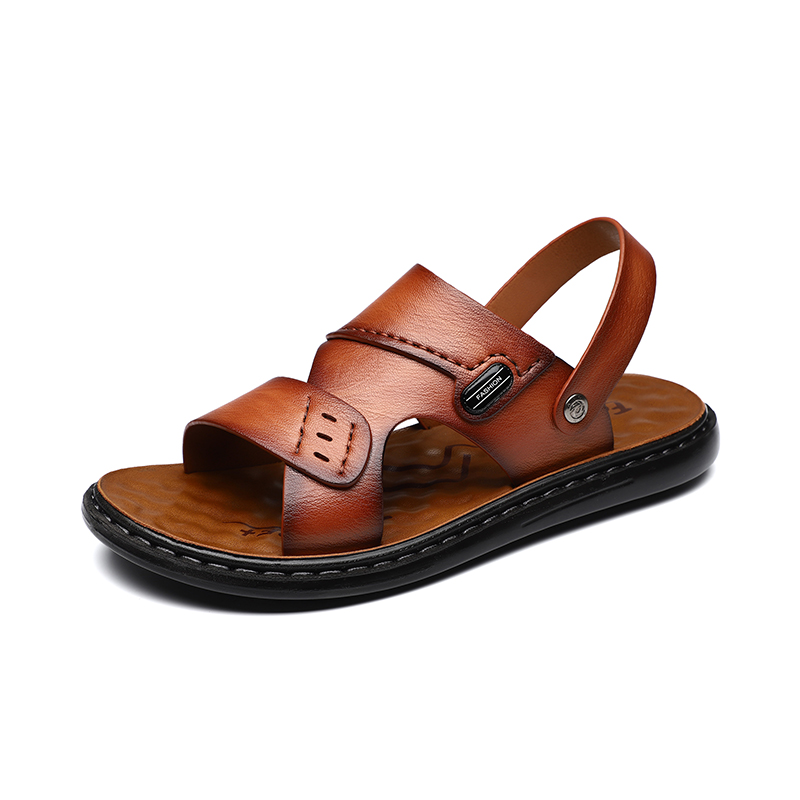

GIHO Мужские пляжные сандалии коричневые, цвет Brown