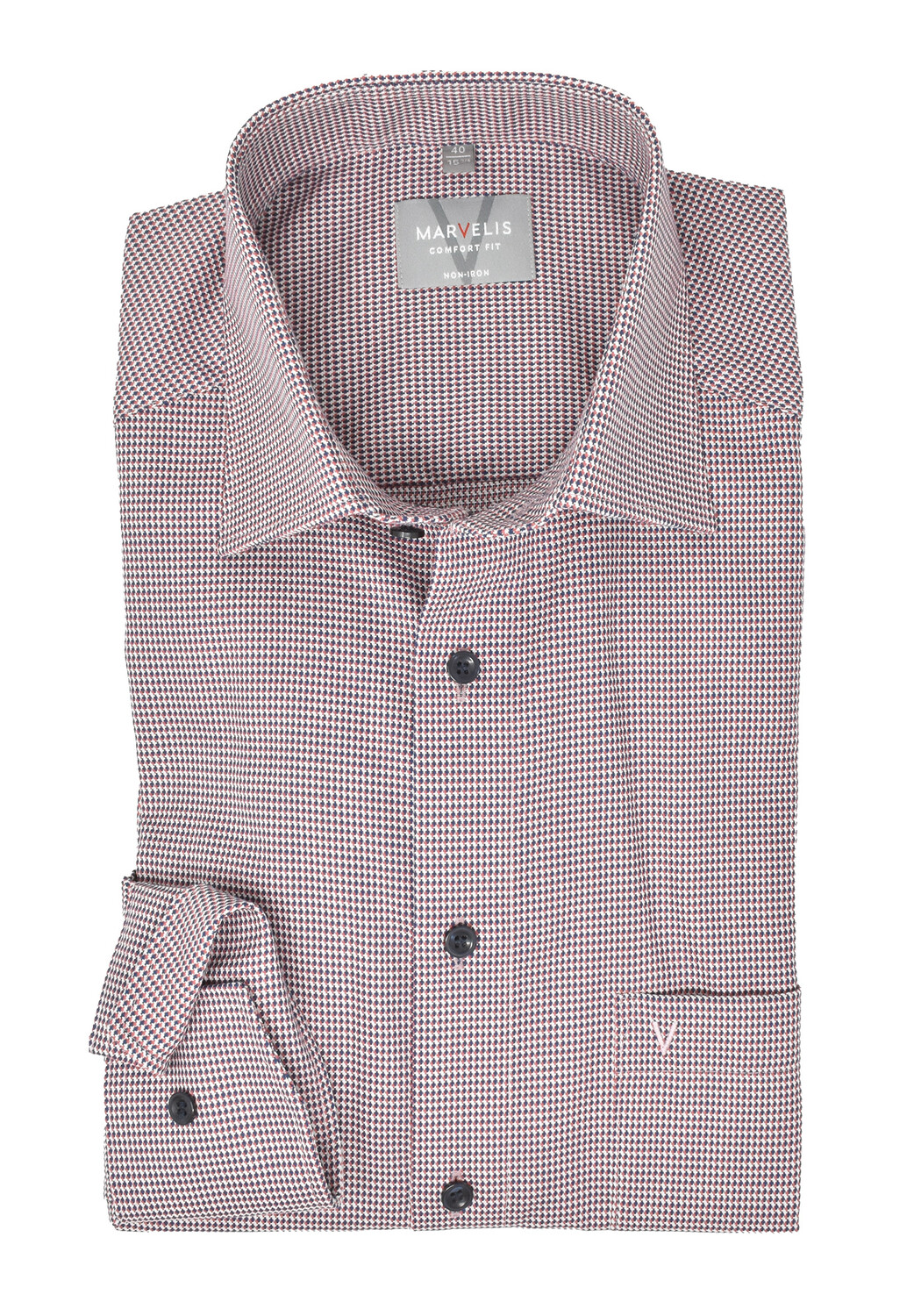 

Рубашка MARVELIS Comfort Fit Business, красный