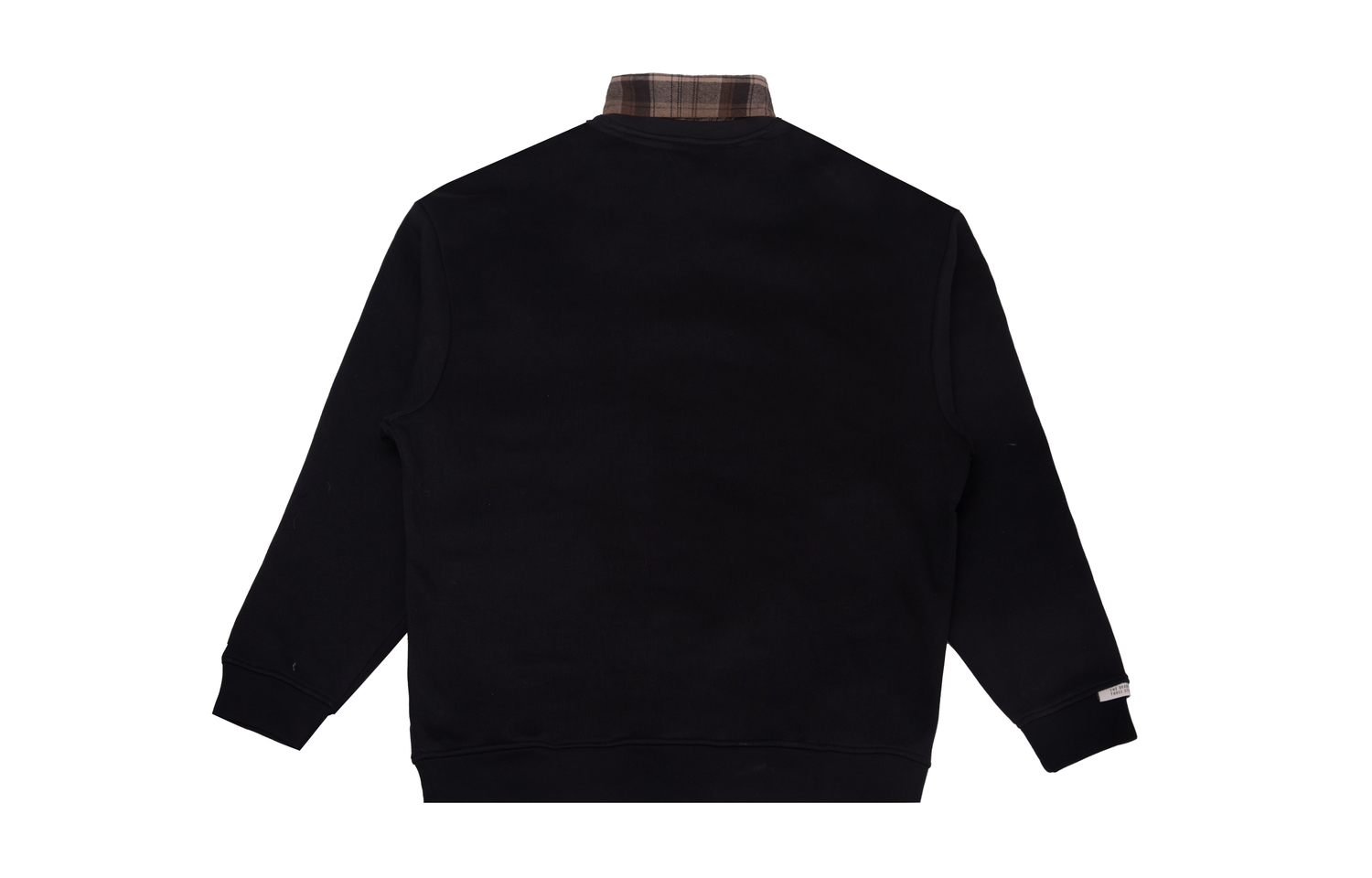 Adidas Свитшот LABEL Unisex Black Lapel Moderate Mock Two Piece — фото 3