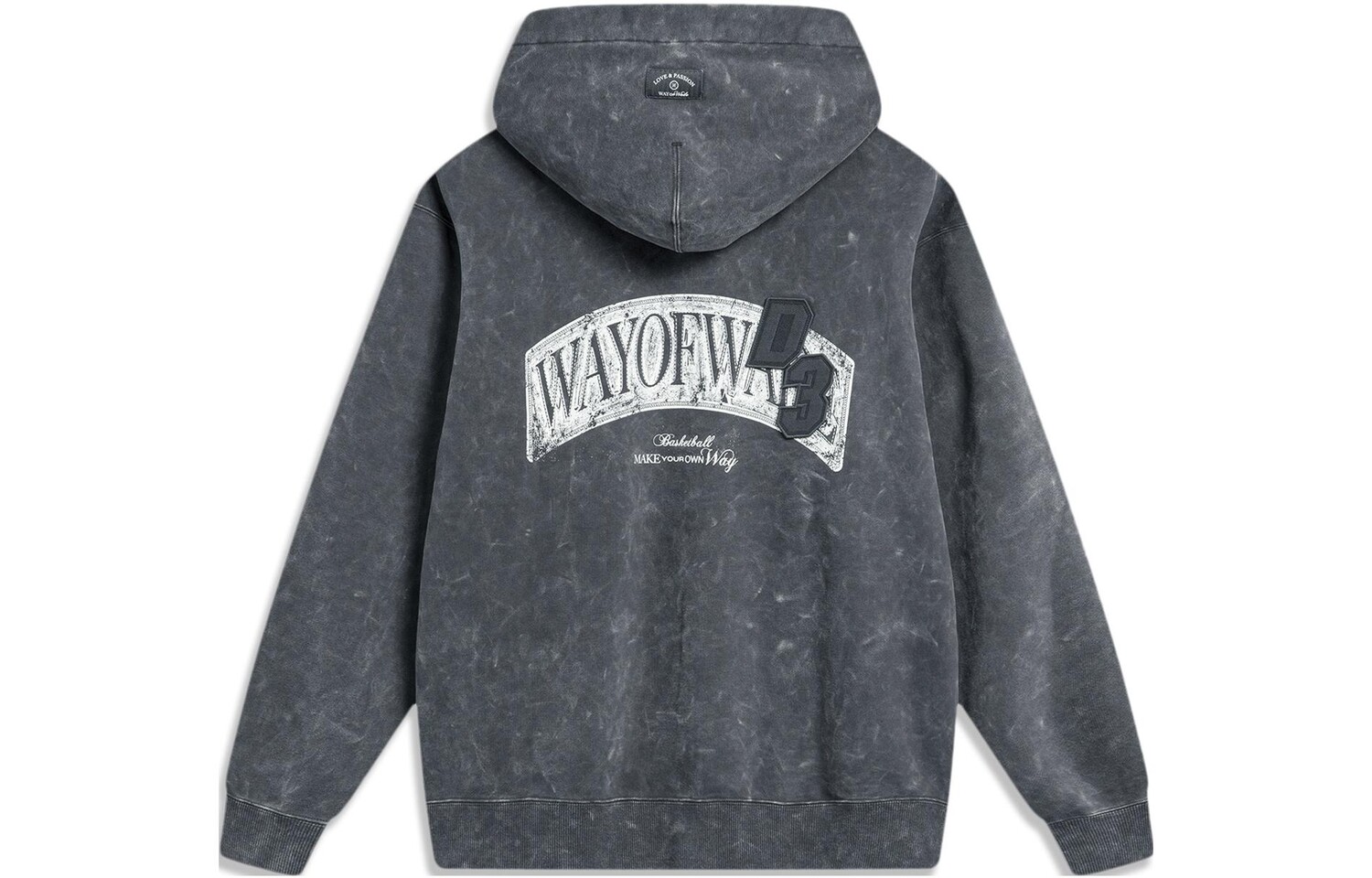 Wade Collection Толстовка мужская Ebony Black Lining, черный — фото 2