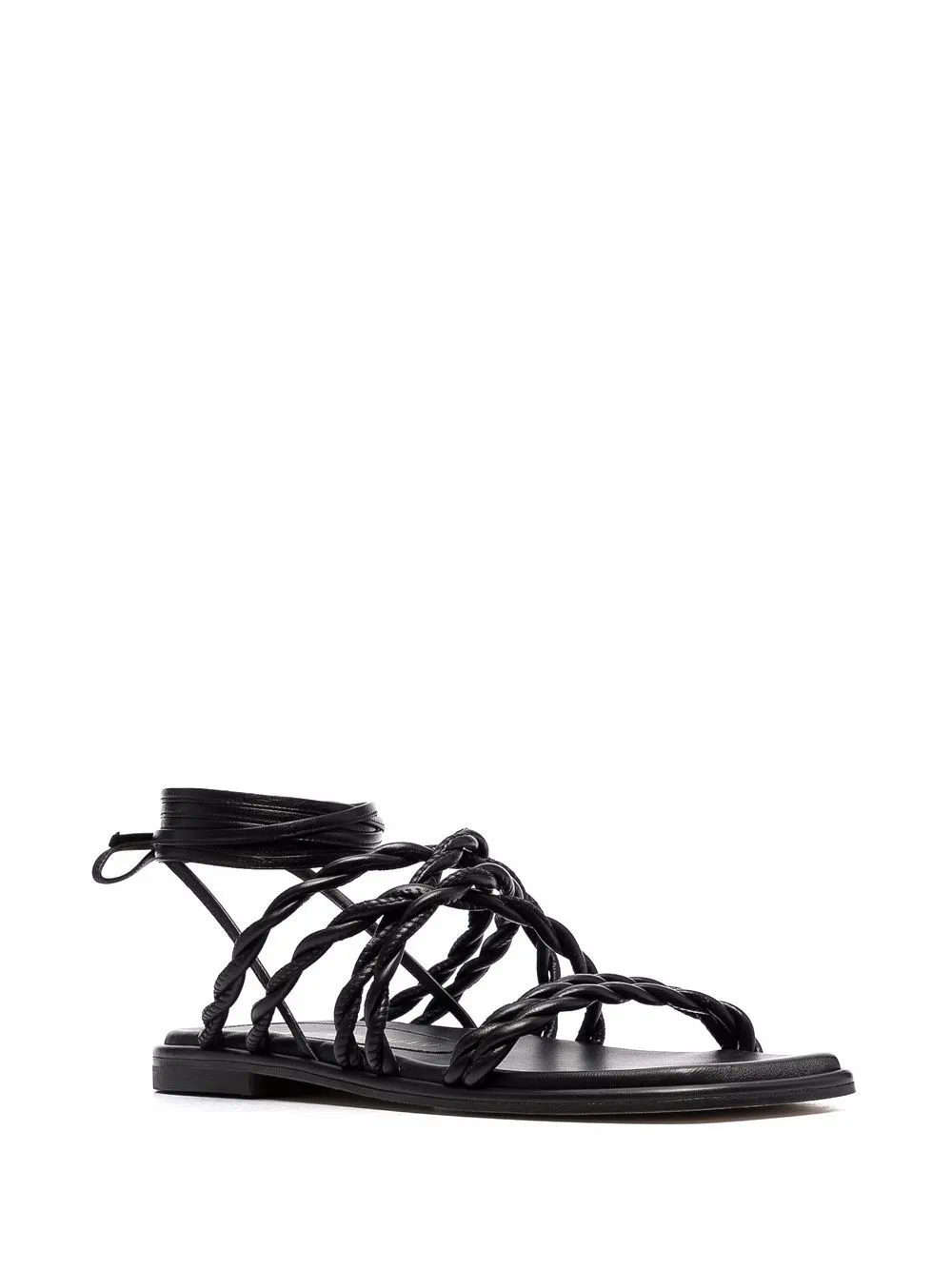 Сандалии Calypso на плоской подошве Stuart Weitzman, черный — фото 2