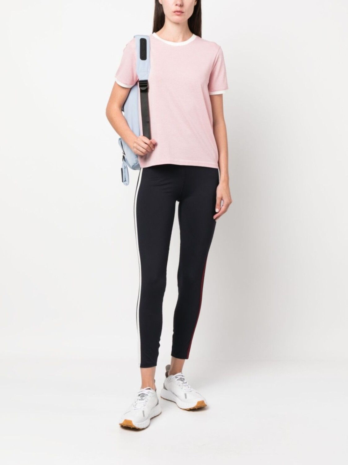 Tommy Hilfiger укороченные легинсы Sport 7/8 с лампасами, синий — фото 2