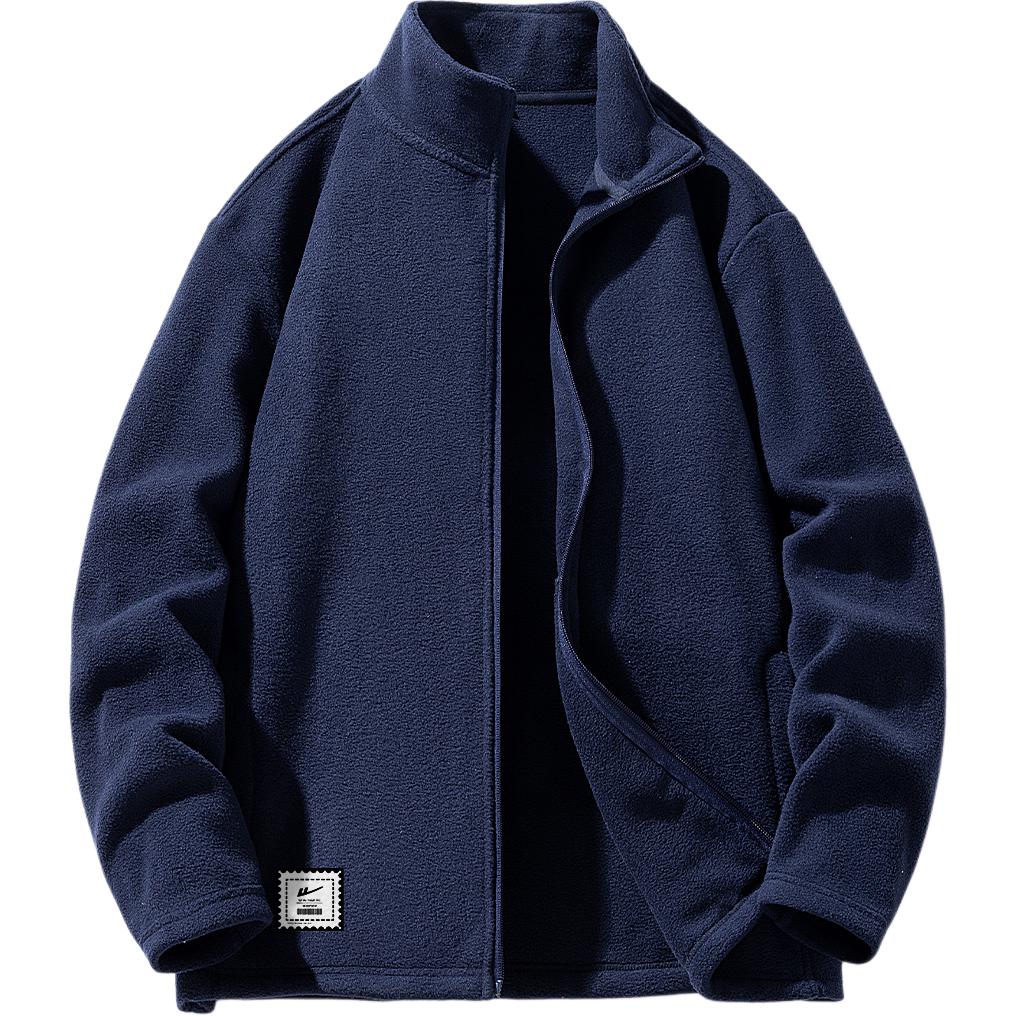 

WARRIOR Пальто с бархатистой текстурой Unisex, Dark Blue