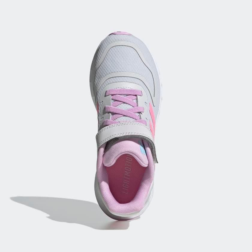 Беговые кроссовки Adidas Duramo 10 для мальчиков, розовый/серый/лиловый — фото 3