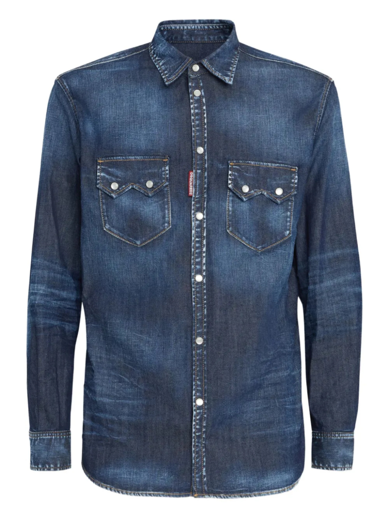 

DSQUARED2 рубашка Relax Dan, синий