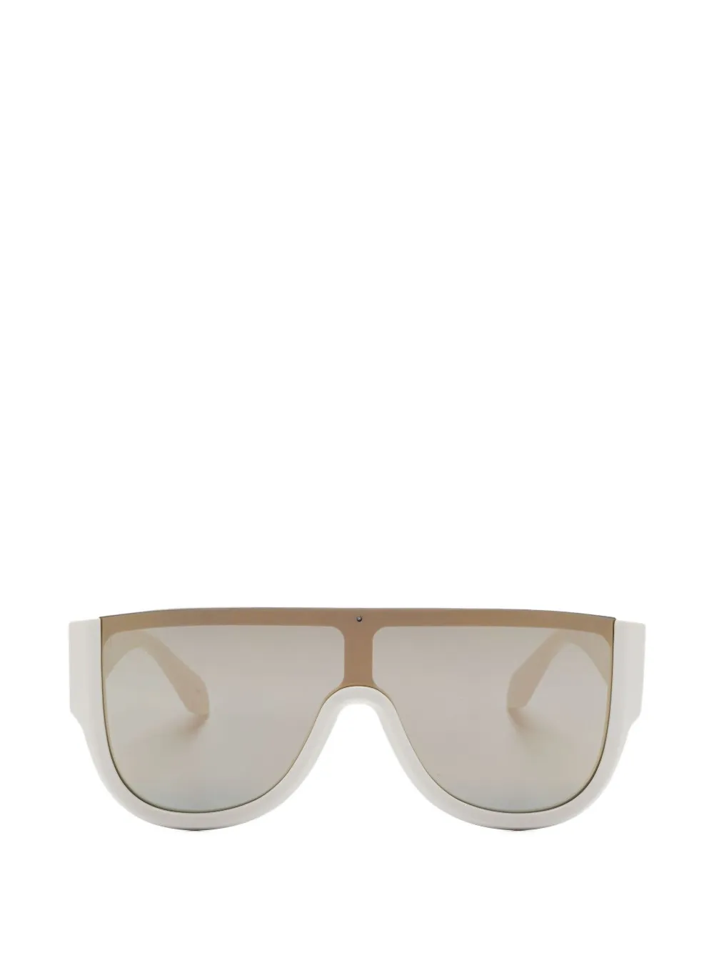 

Солнцезащитные очки с верхней перекладиной Alaïa, белый