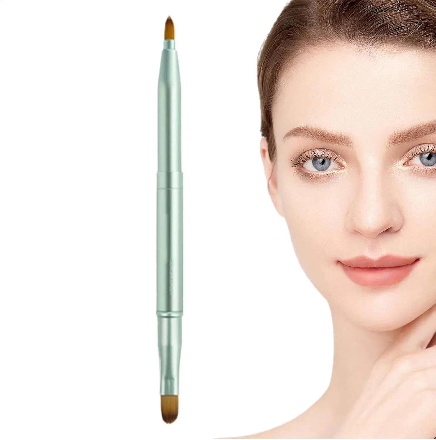 Кисть для губ Lip Brush, зеленая, 0.04 кг