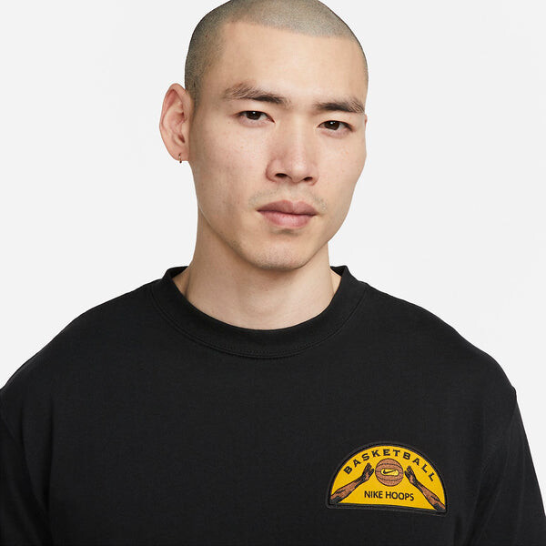 Футболка Nike Max90 Basketball T-Shirt 'Black', черный — фото 2