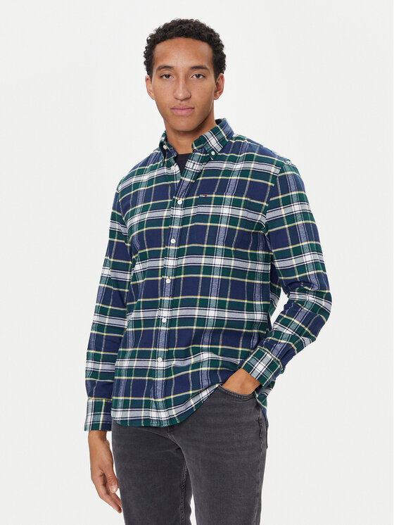 

Рубашка regular fit Hero MW0MW40473 Tommy Hilfiger, синий