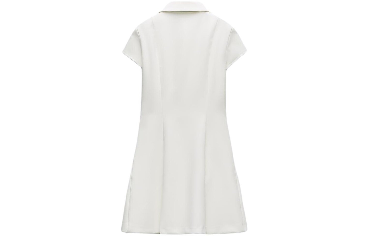 

Платье с короткими рукавами женское белое Zara