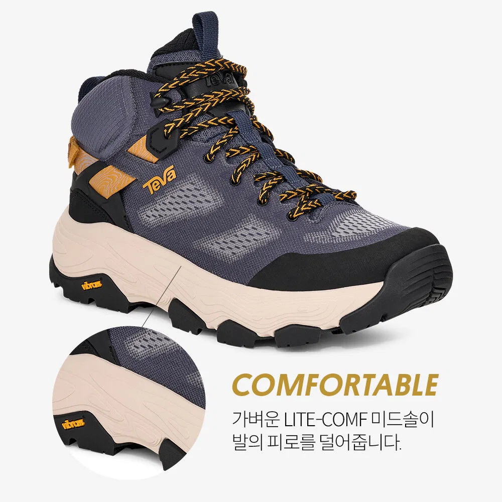 Мужские низкие кеды Grandview Max Vent с подошвой Vibram, кобальтовые, от Teva — фото 3