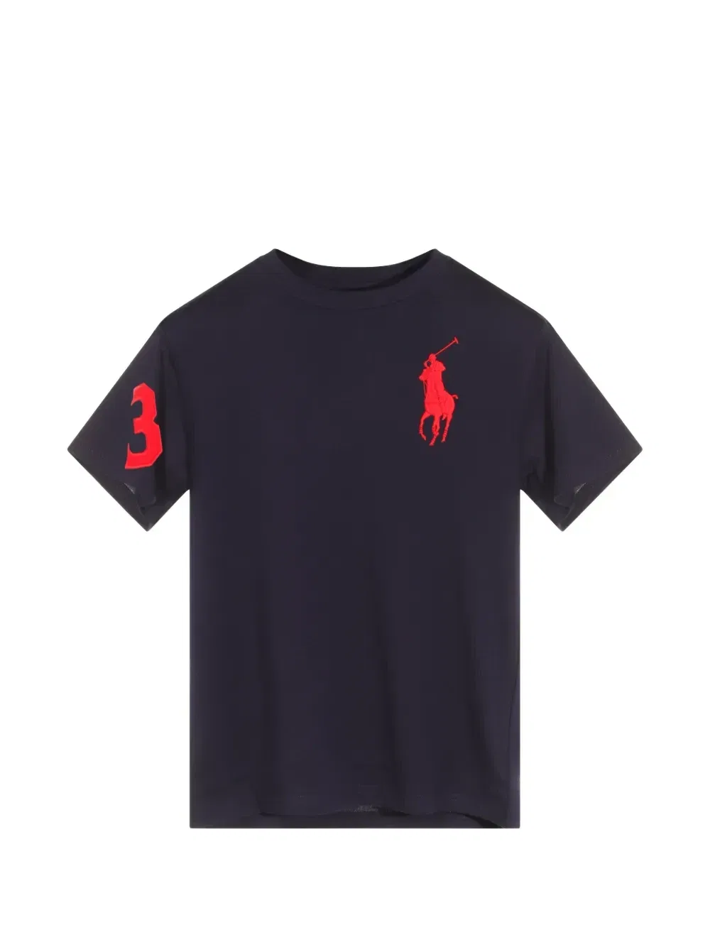 Футболка с вышитым логотипом Polo Ralph Lauren Kids, синий