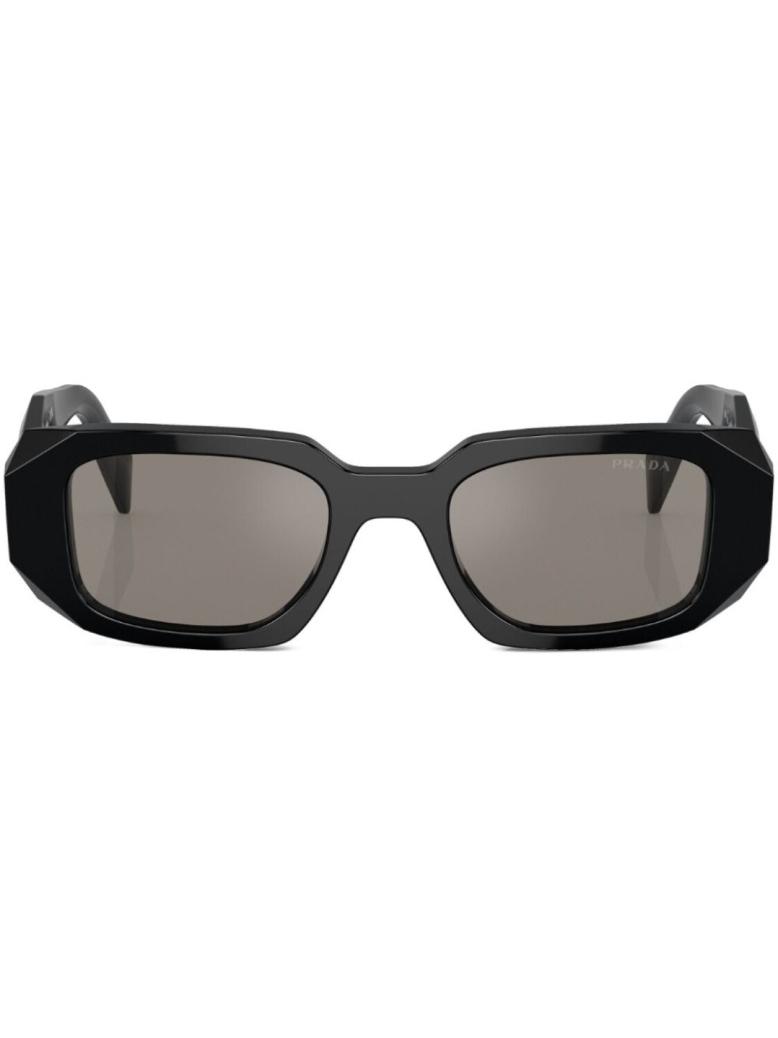 

Prada Eyewear солнцезащитные очки в геометричной оправе, черный