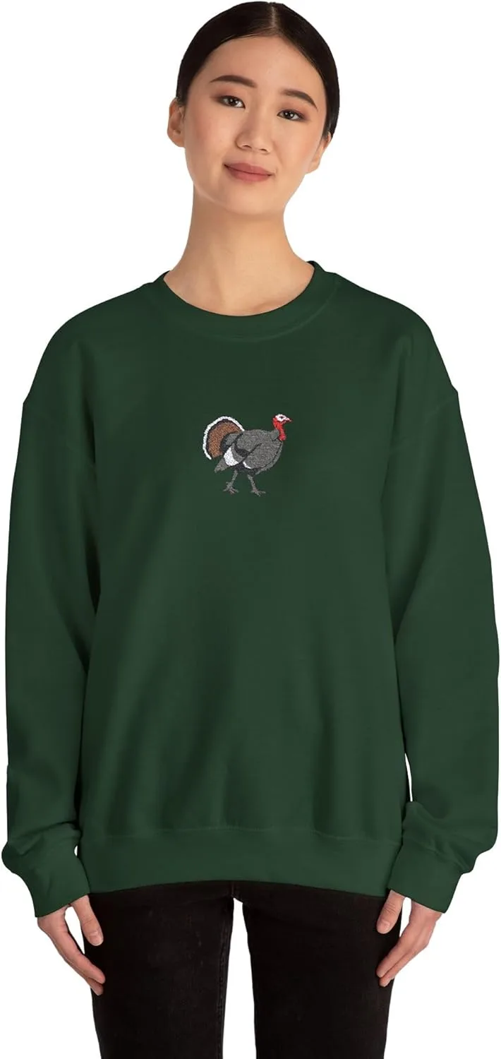 Свитшот Wild Walking Turkey с вышивкой, Unisex — фото 4