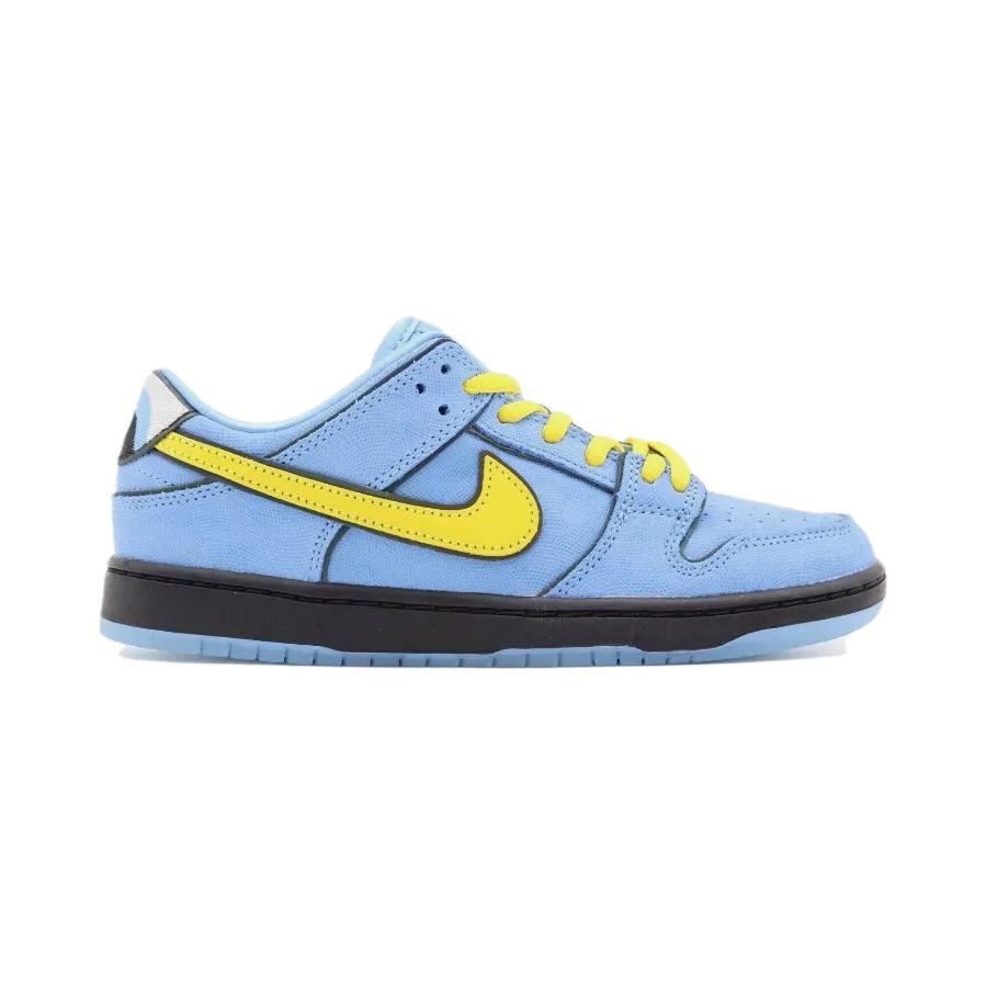 Nike SB Dunk Low The Powerpuff Girls Bubbles PS Синий Желтый — фото 2