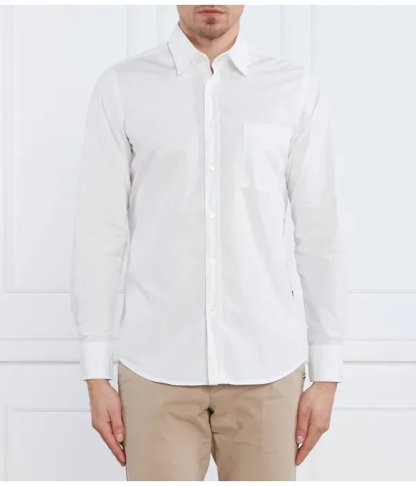 Релегантная рубашка_6 regular fit Boss Orange, белый