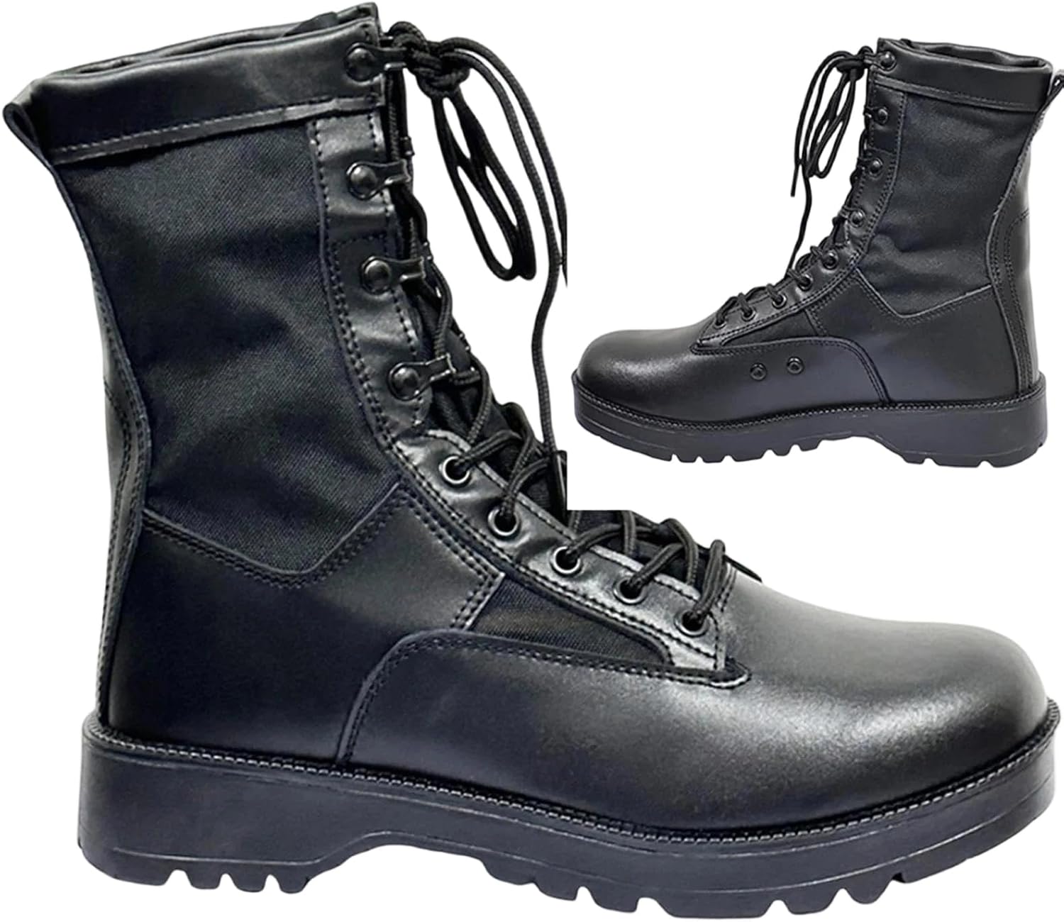 

Мужские тактические боевые ботинки Alloaone с шнуровкой, для активного отдыха, походов, работы в пустыне, удобные, дышащие, с поддержкой, черный