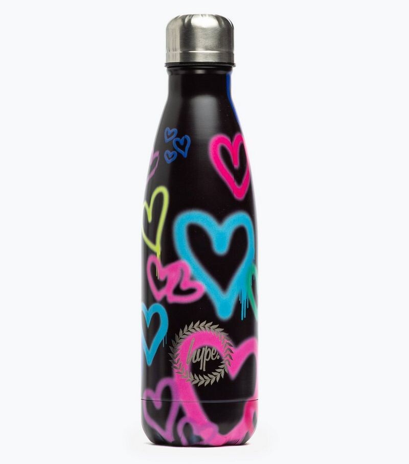 

HYPE Black Graffiti Heart Бутылка с термальной водой HYPE, черный