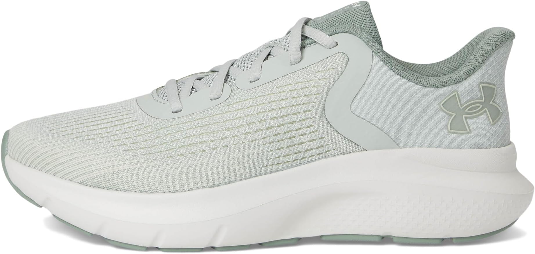 Кроссовки Under Armour Charged Rogue 5, цвет Hydro Green/Hydro Green/Silica Green — фото 4
