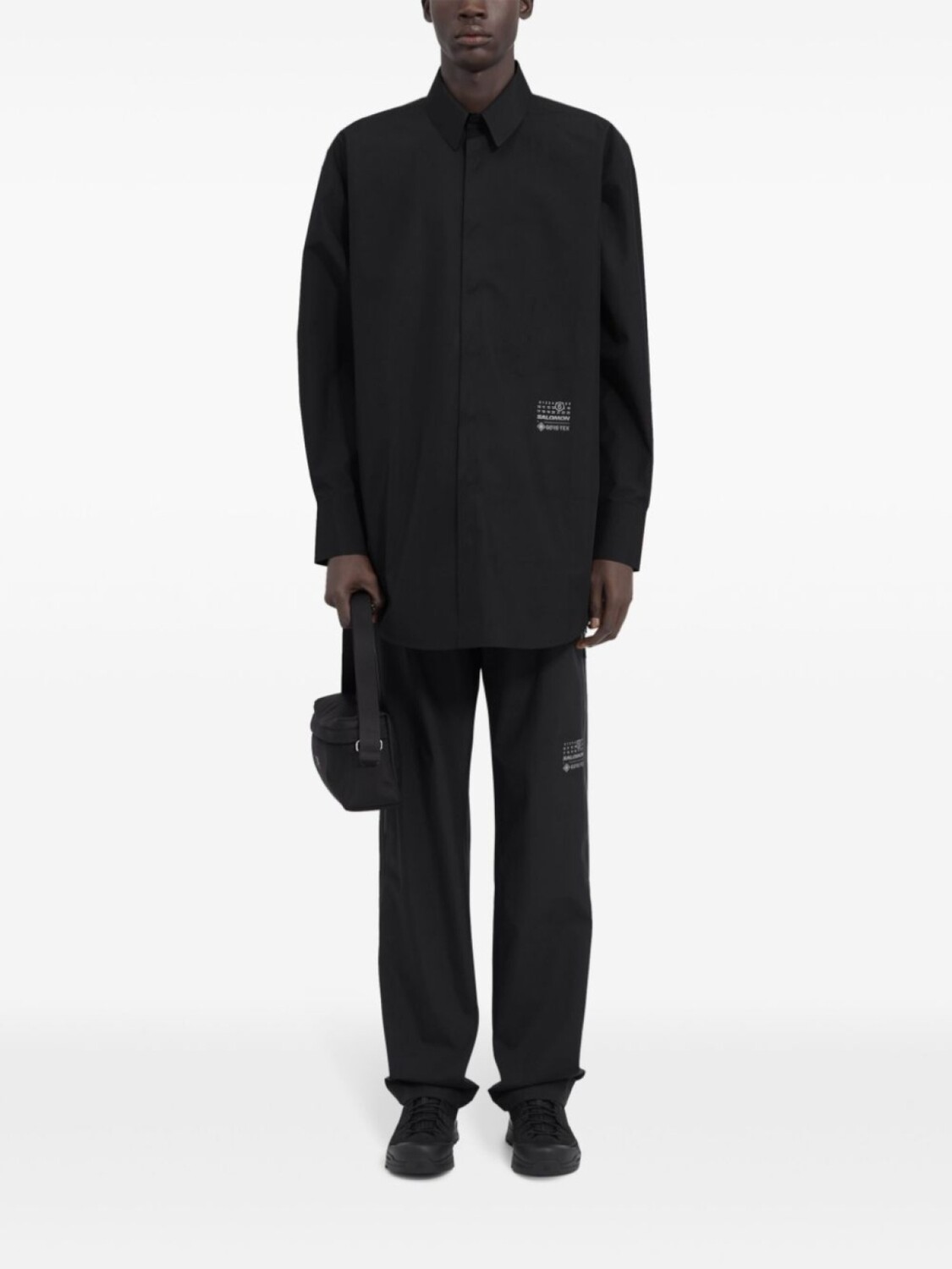 Рубашка GORE-TEX из коллаборации с Salomon MM6 Maison Margiela X Salomon, черный — фото 2