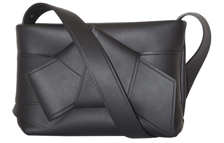 

Женская черная сумка через плечо из мягкой кожи Acne Studios