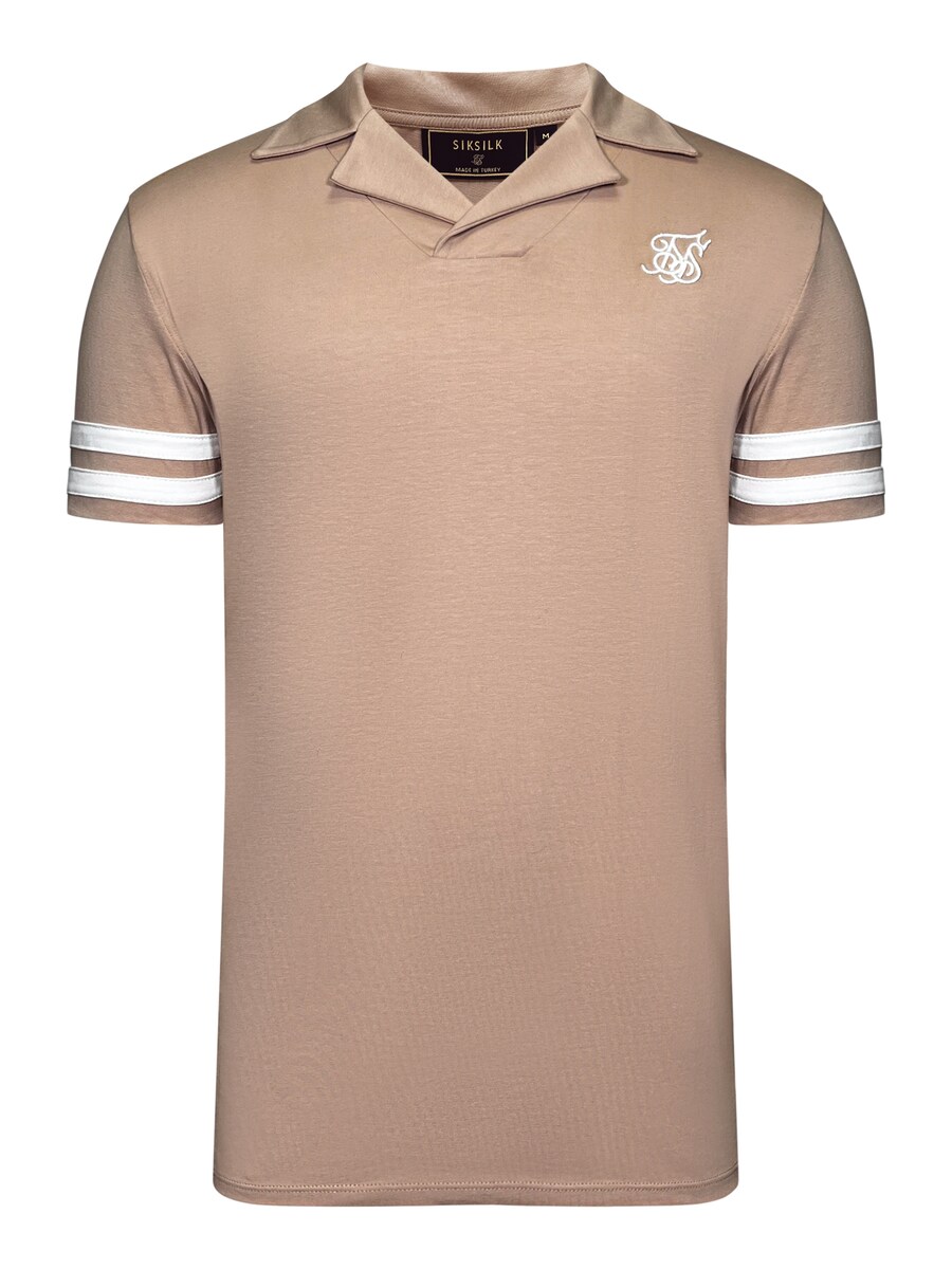 

Рубашка SikSilk Revere, бежевый