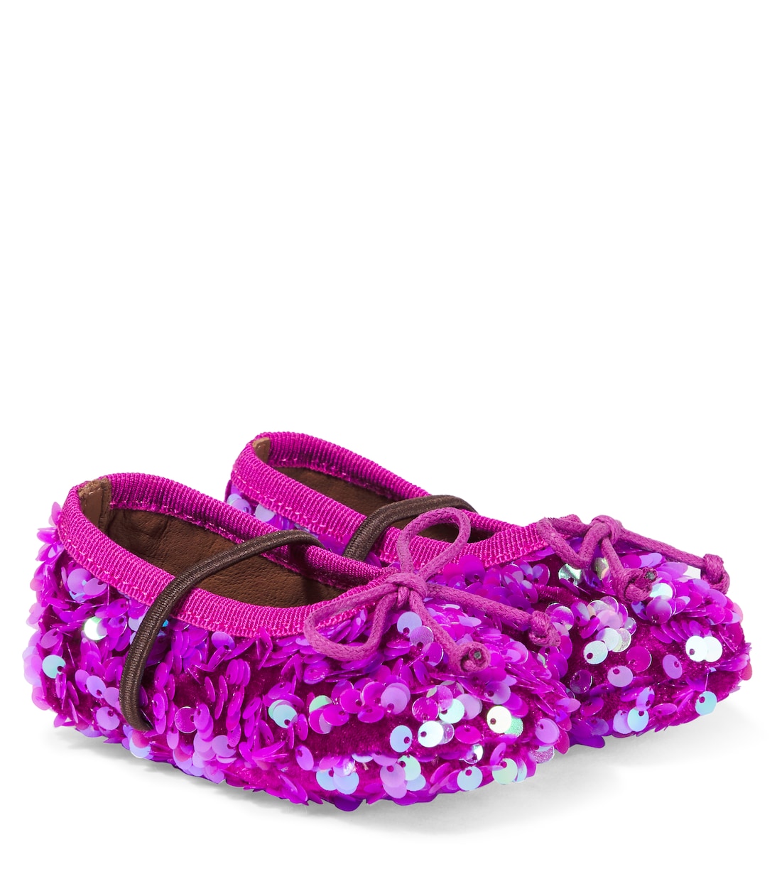 

Балетки Baby Lulu с пайетками PèPè, Violetto