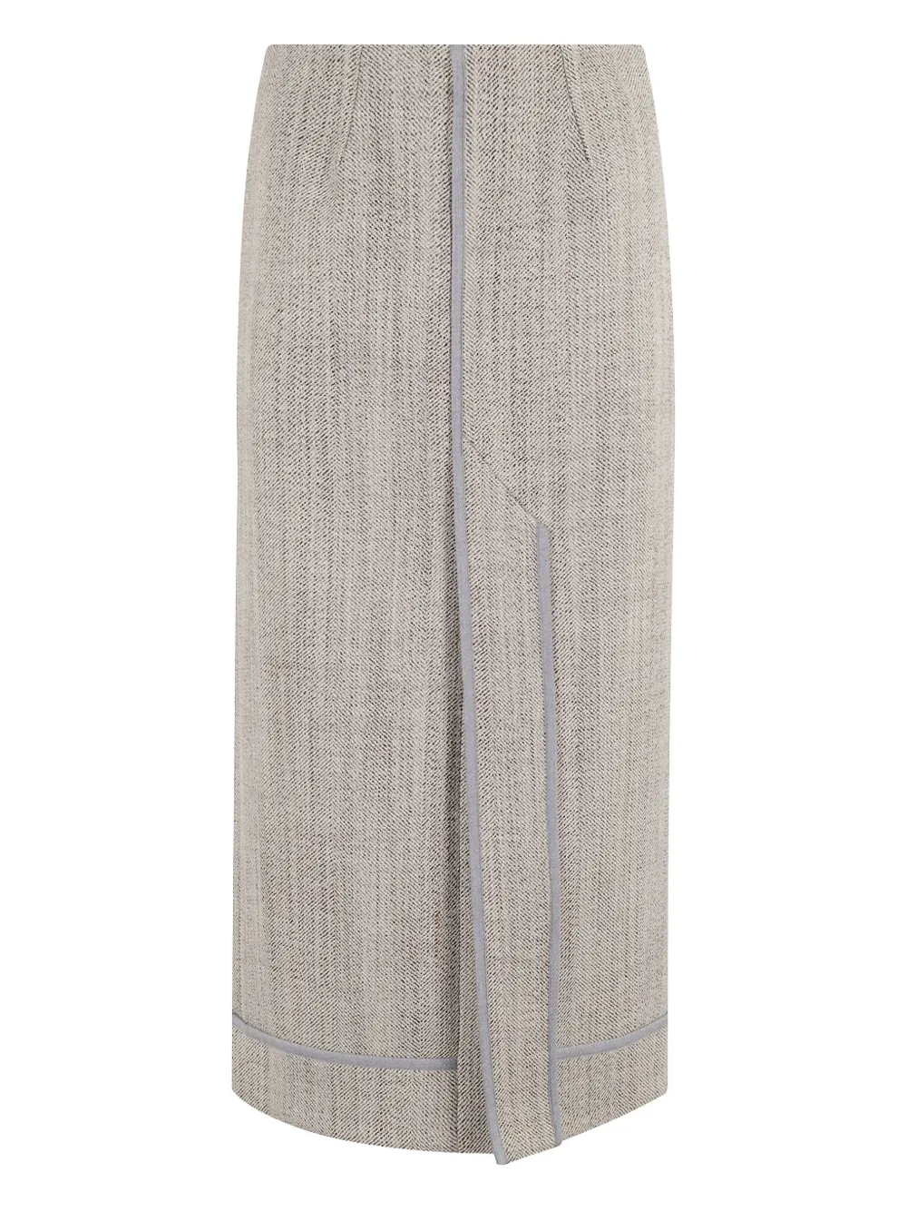 

Юбка с твидовым подолом Tela, серый