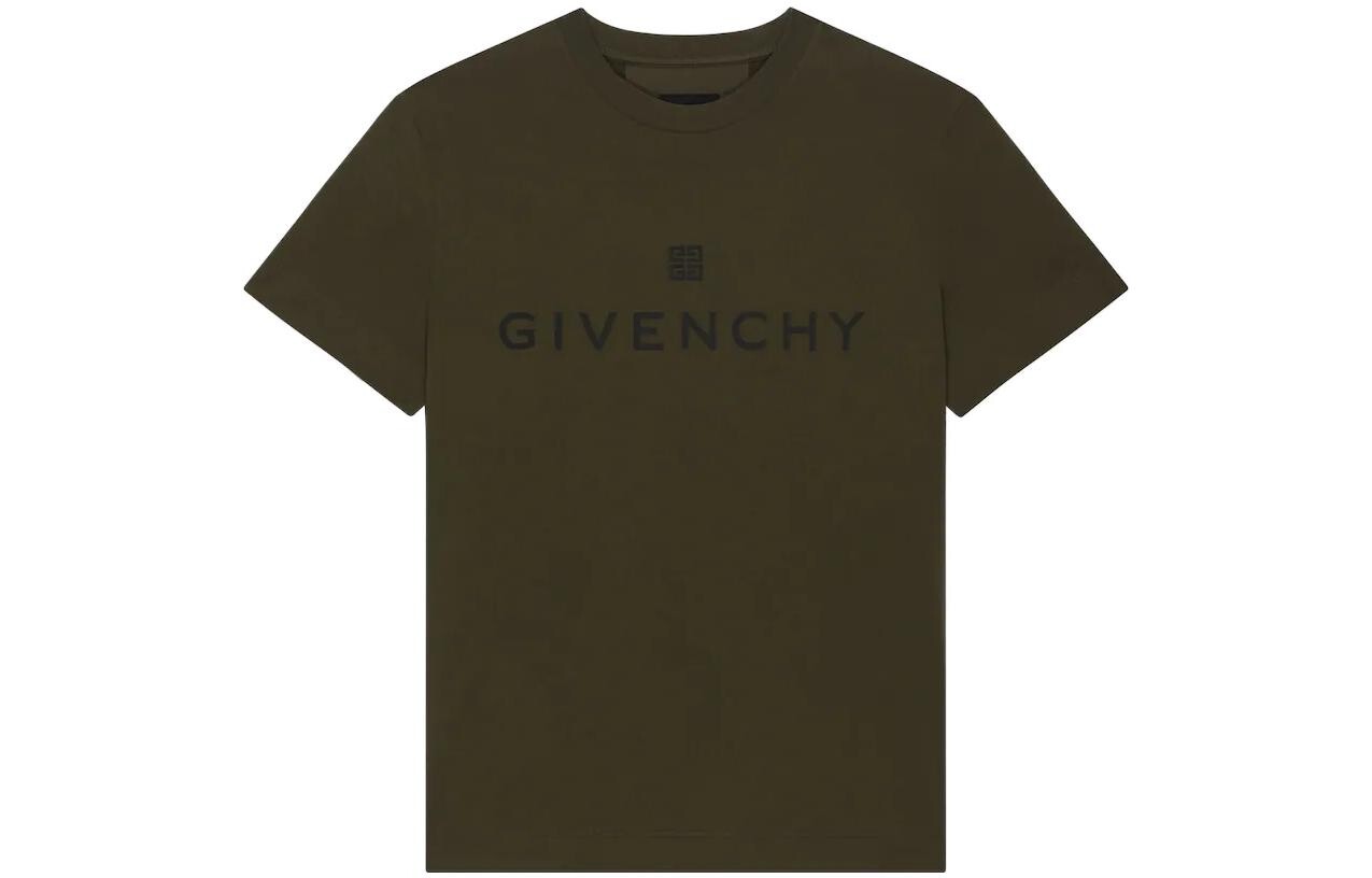 

Футболка мужская армейского зеленого цвета Givenchy, зеленый