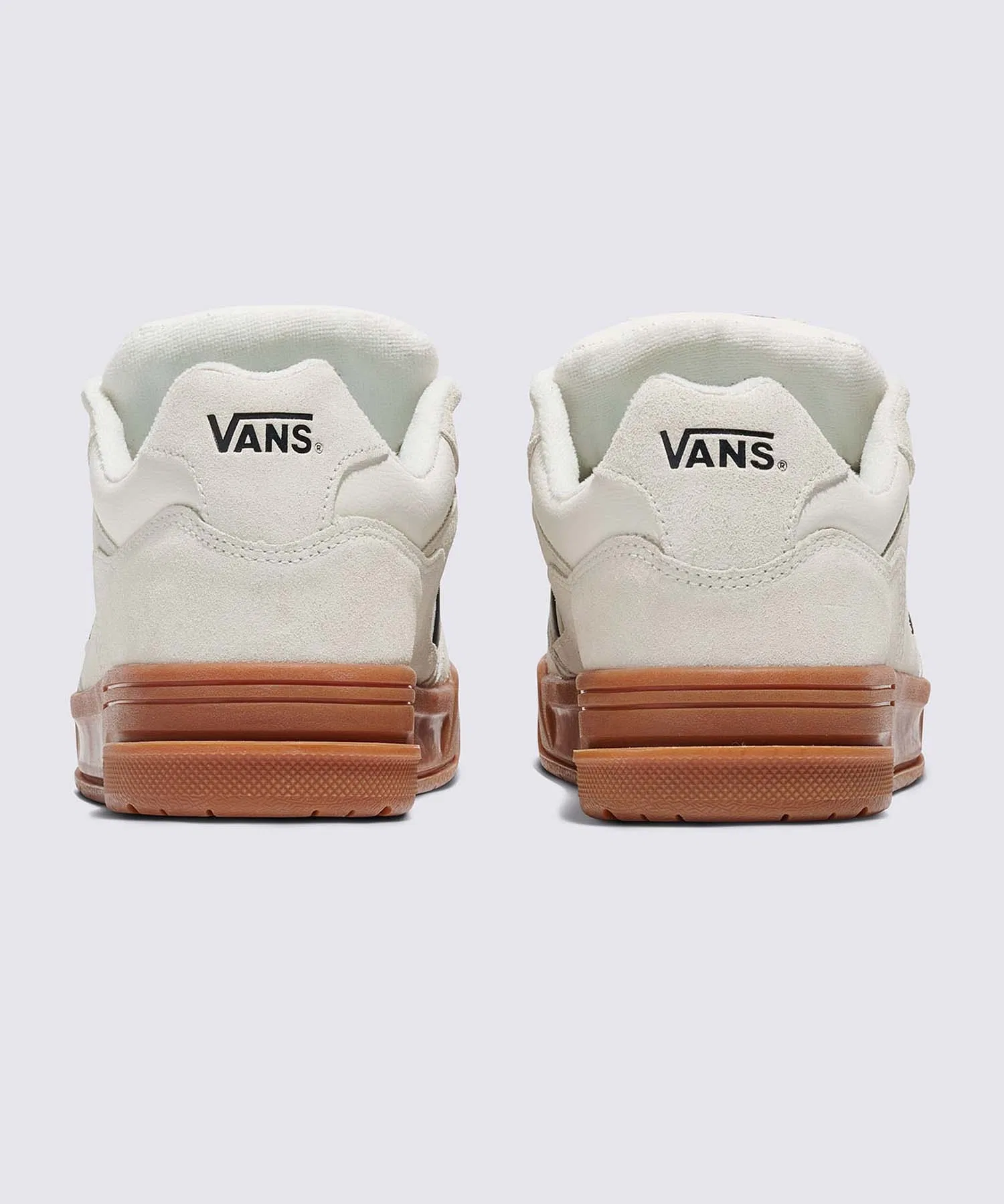 Мужские и женские кроссовки Vans Upland Suede Marshmallow/Gum — фото 4