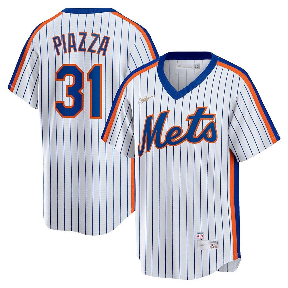 

Мужское джерси Nike Mike Piazza White New York Mets Home Cooperstown Collection Player, цвет Met White