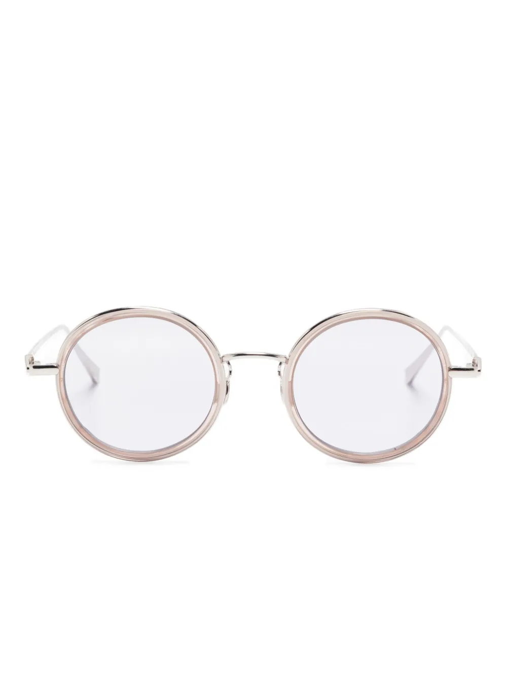 

Солнцезащитные очки в круглой оправе Megane and Me, серебяный