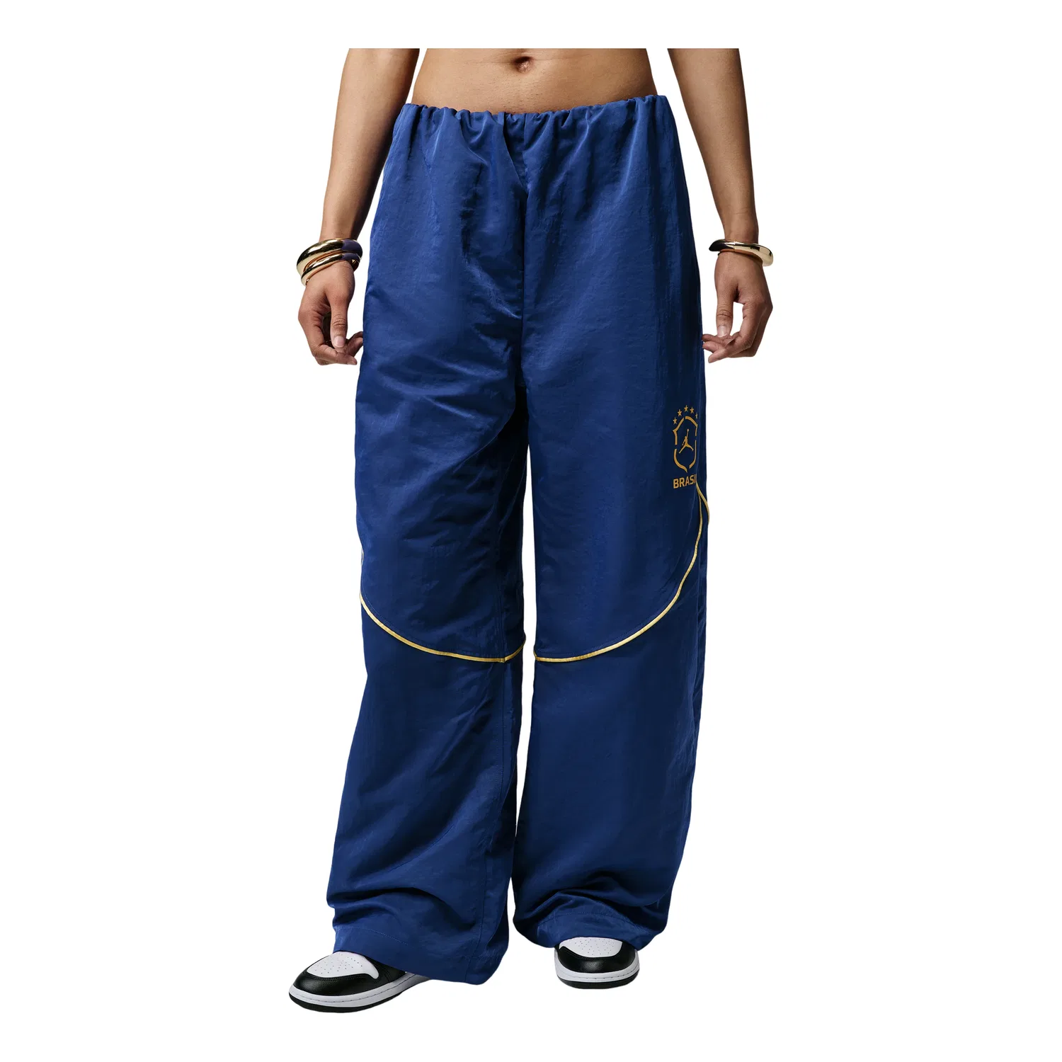 Брюки Jordan Tunnel Pants 'Old Royal Yellow Pulse' IF3923-417, темно-синий