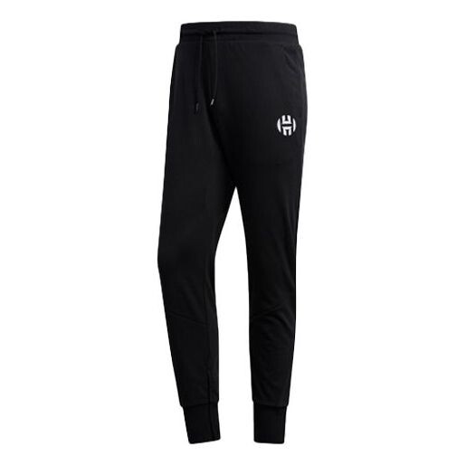 

Спортивные штаны adidas Harden Fle logo Bundle Feet Casual Basketball Sports Long Pants Black, черный