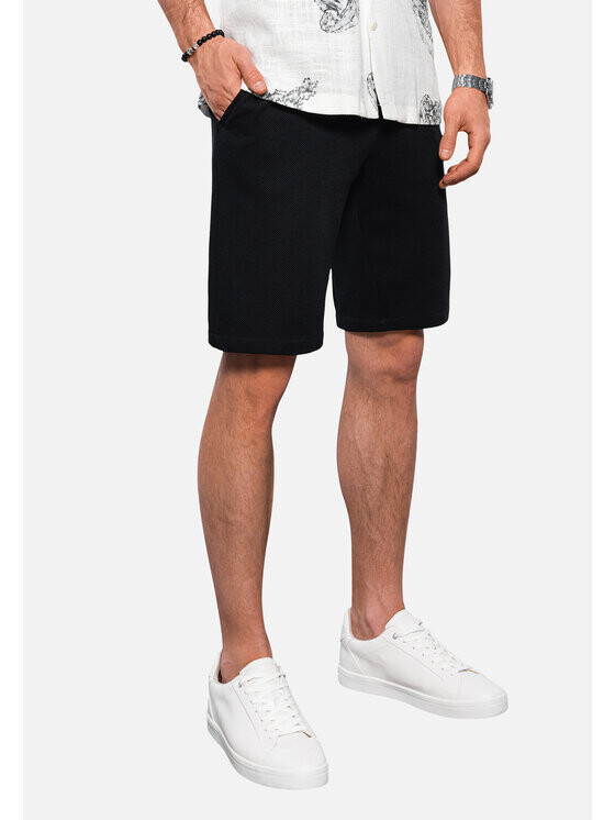 

Тканевые шорты regular fit Ombre, черный