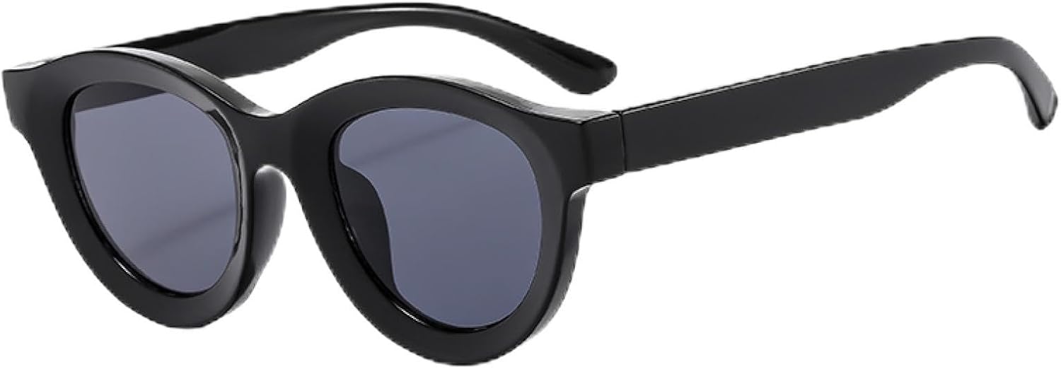 

Круглые солнцезащитные очки для мужчин и женщин в винтажном стиле с леопардовым принтом, желто-серые, в овальной оправе, солнцезащитные очки-маски с защитой от УФ-излучения UV400 WNCKSQ, C1