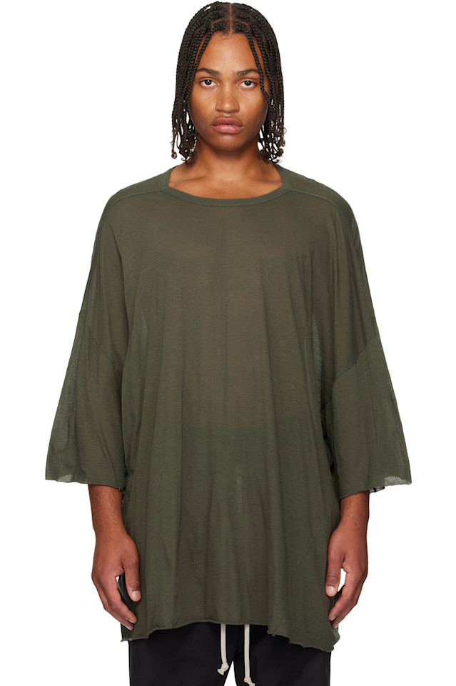 

Rick Owens Футболка цвета хаки Concordians Tommy