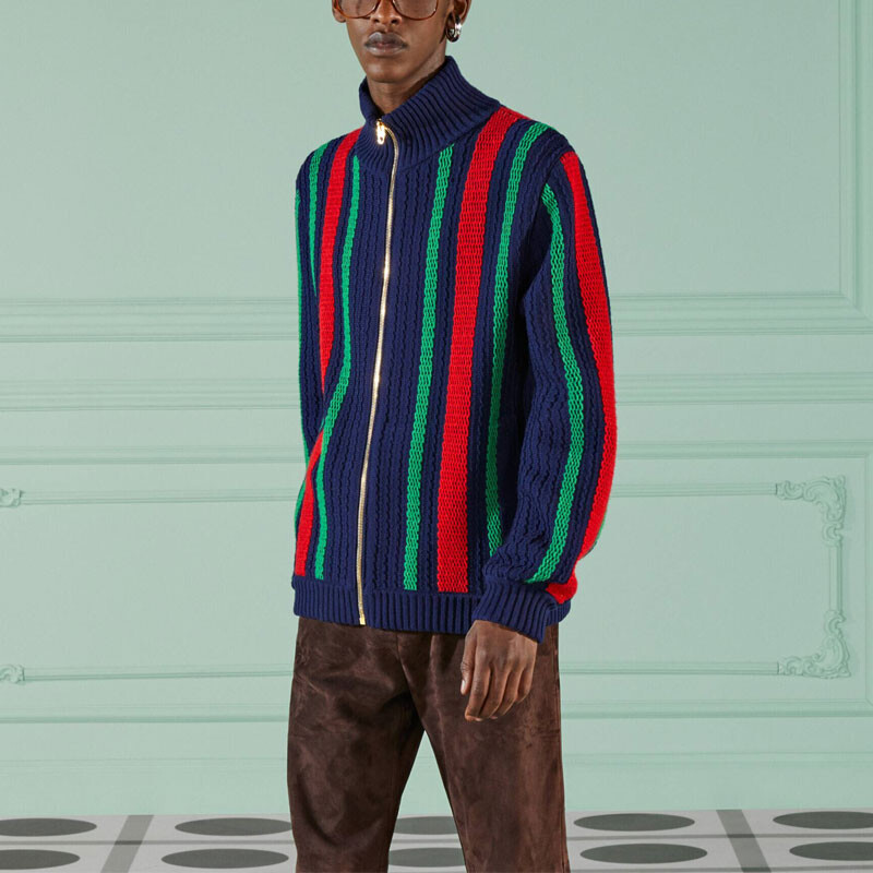 Бейсбольная майка Gucci мужская, многоцветная, Multicolor — фото 3