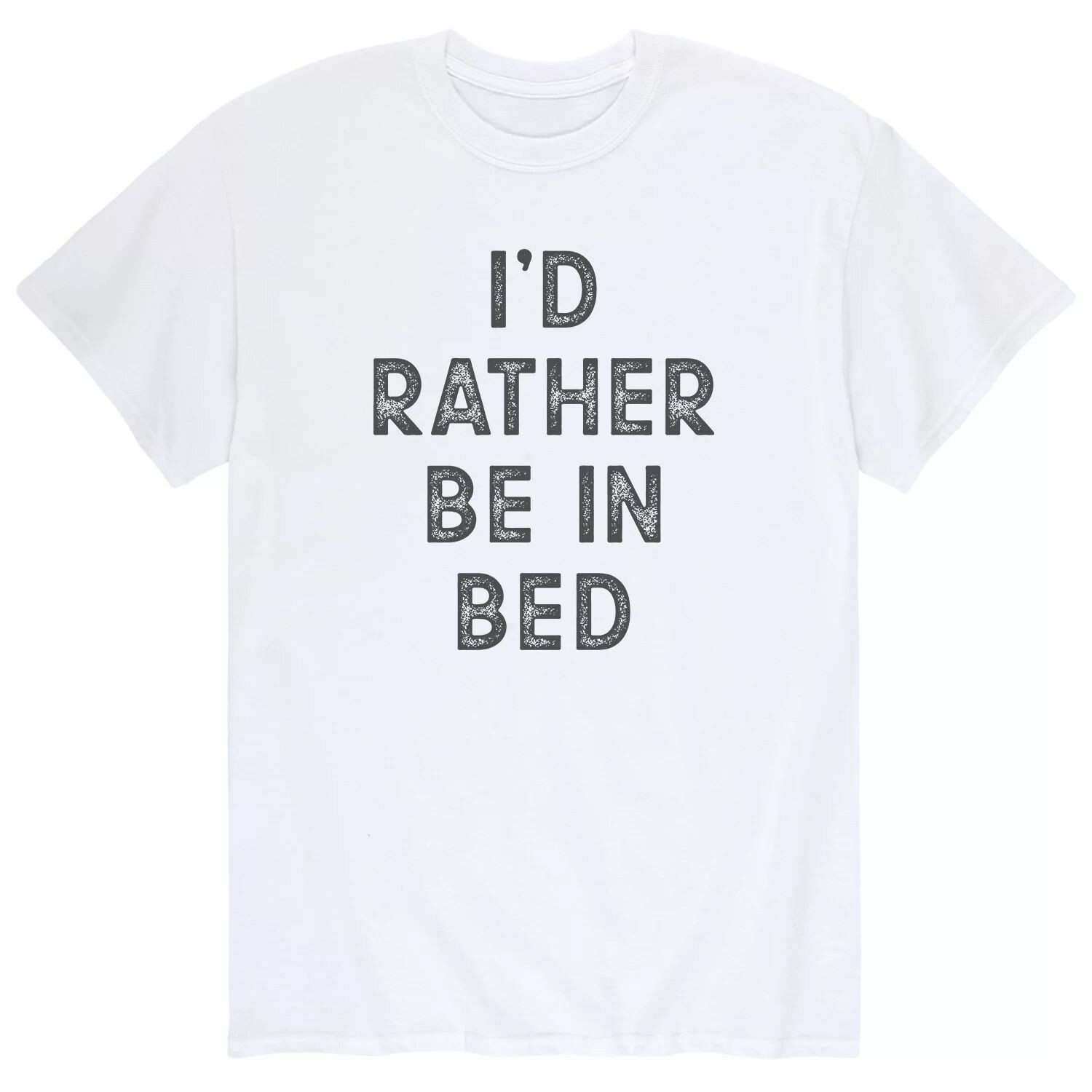 

Мужская футболка «Rather Be In Bed» Licensed Character