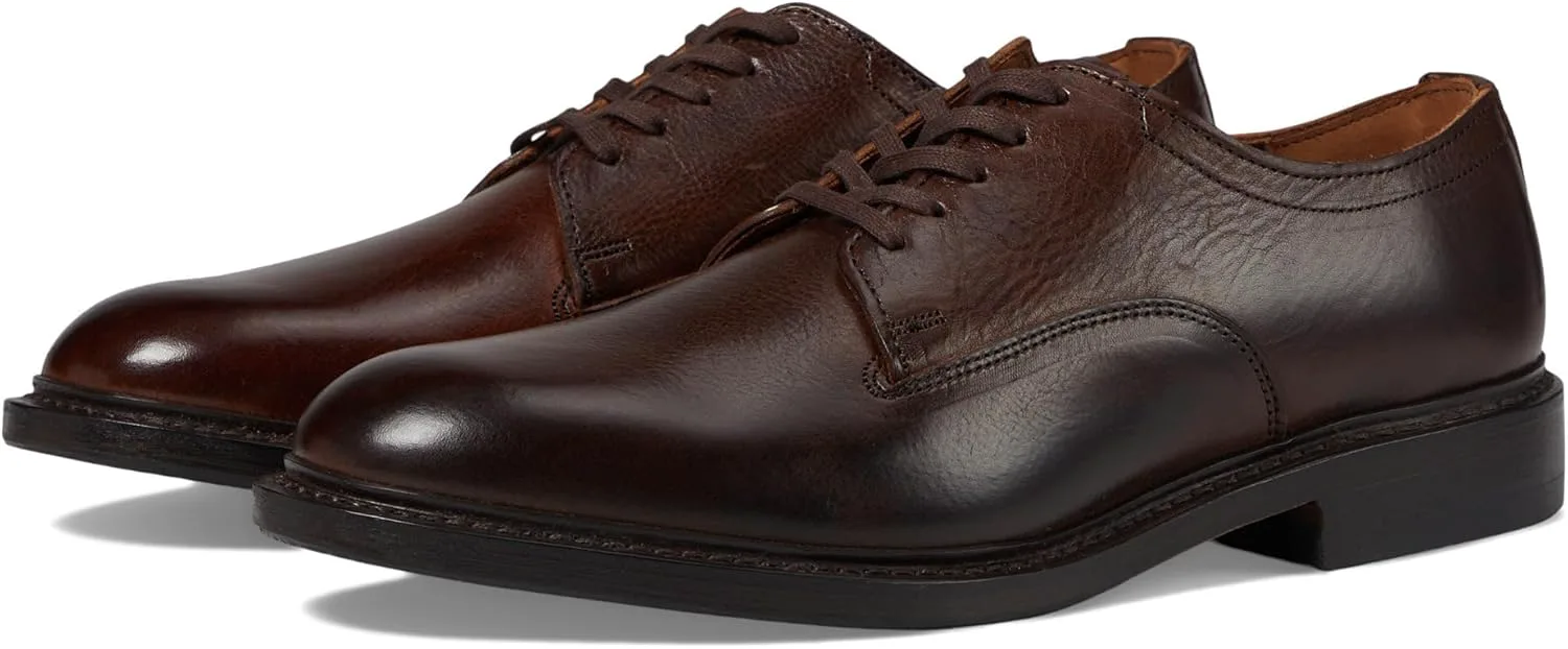 Мужские оксфорды Allen Edmonds Trevor с гладким носком, коричневый — фото 2