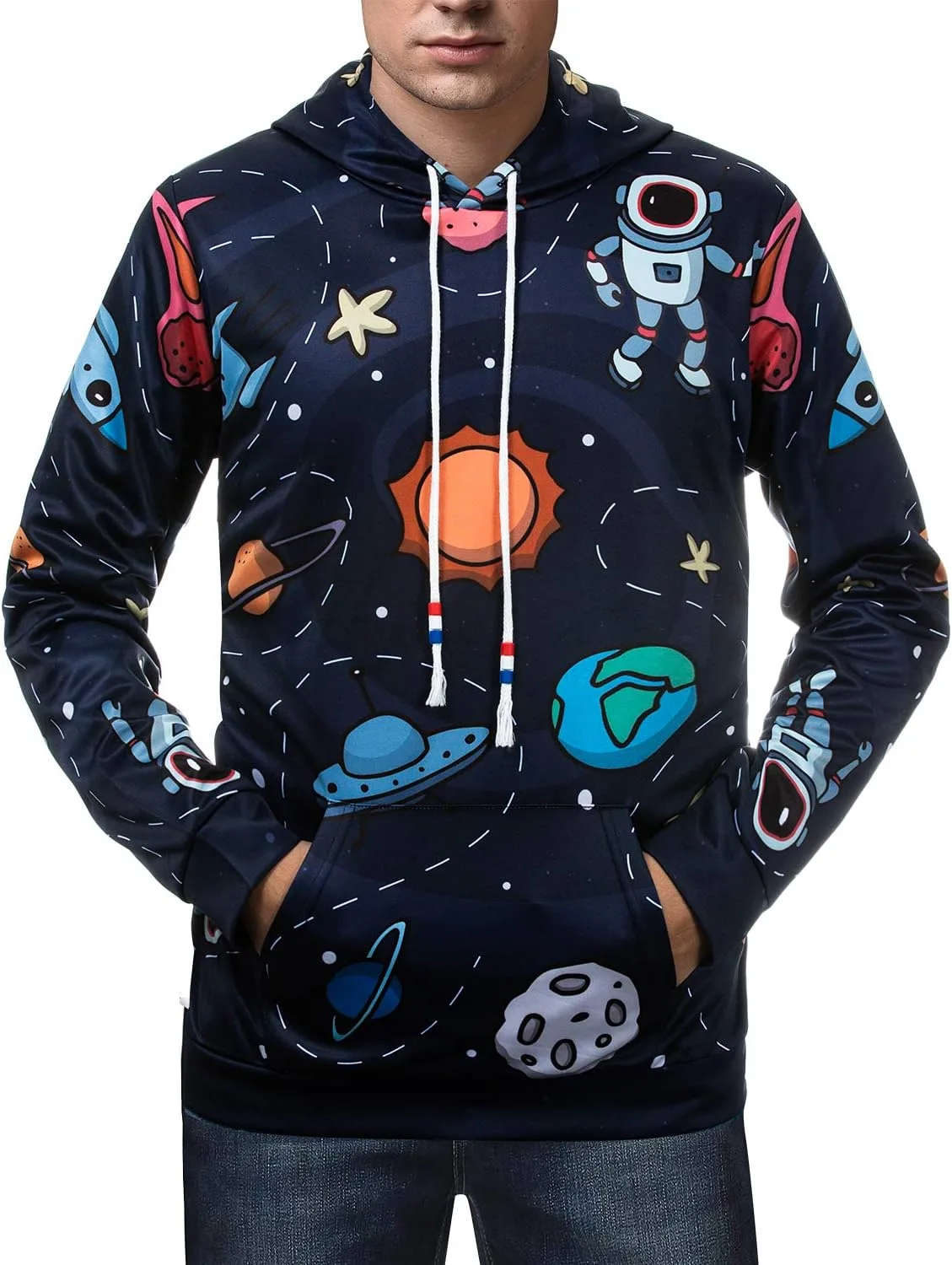 

JPOJPO унисекс худи с 3D принтом