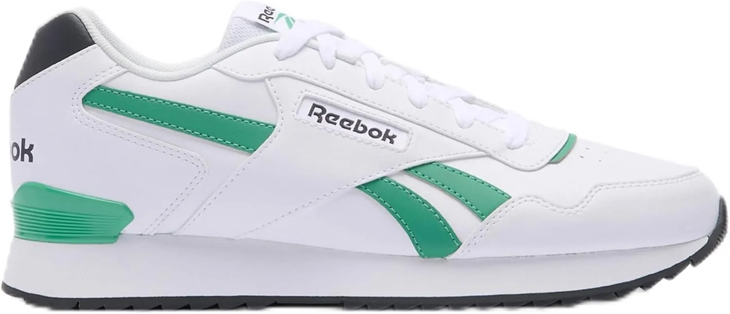 Кроссовки Reebok Unisex Glide Ripple Clip, белый/зеленый