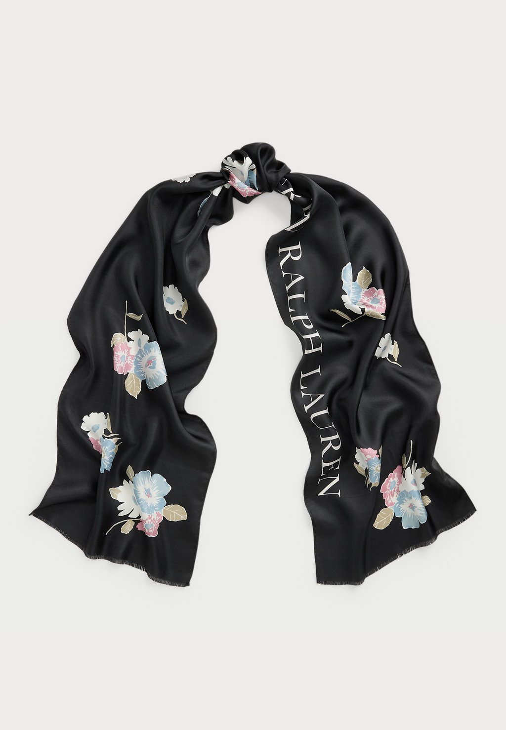 

Шарф FLORAL SILK SCARF Lauren Ralph Lauren, черный
